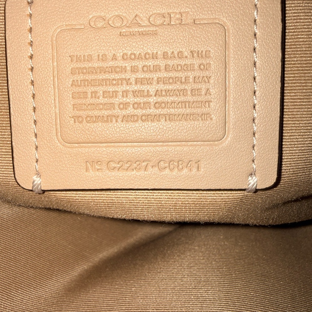 Coach Women's Black, Tan, and Cream Crossbody Bag - Picture 6 of 7